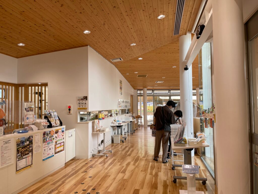 ひらめきパーク笠戸島（下松市栽培漁業センター）の玄関