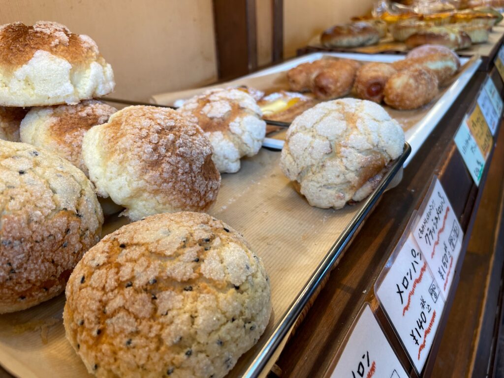 こんがりパン工房の店内