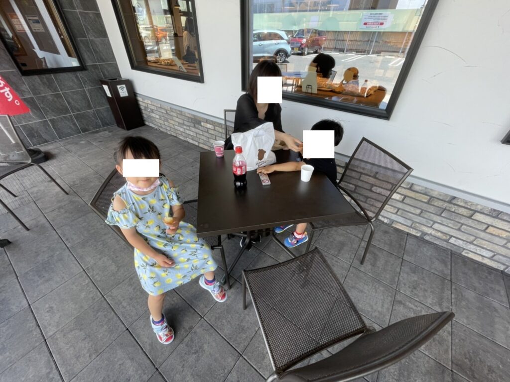Hanna's Breadテラス席