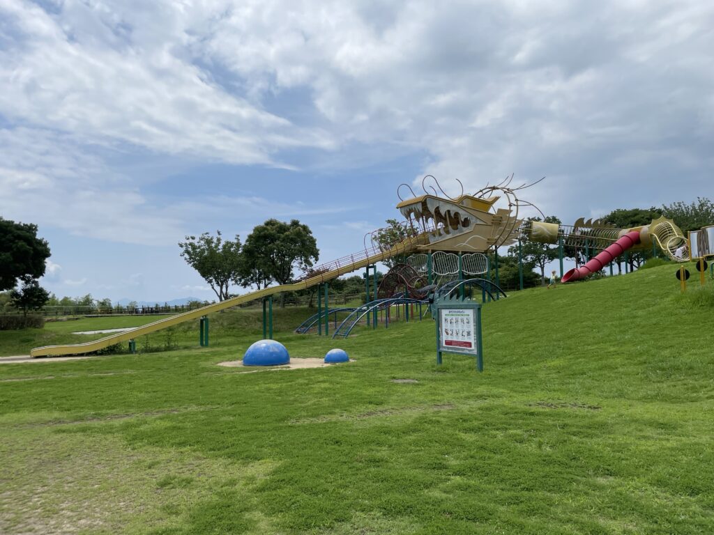 竜王山公園の滑り台