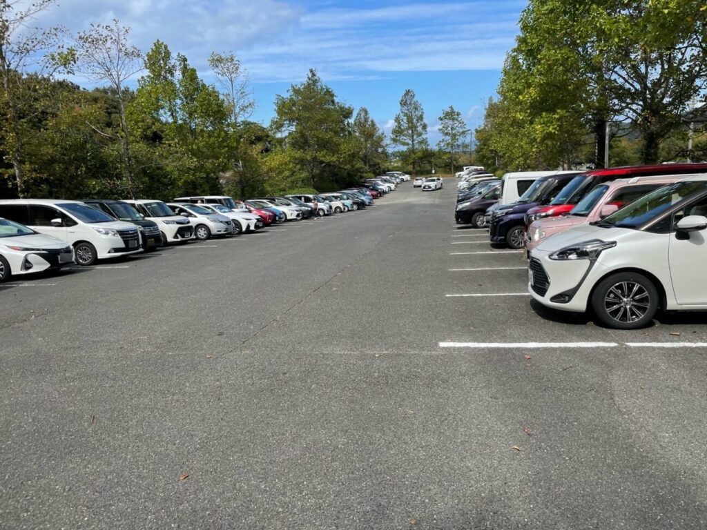 リフレッシュパーク豊浦の駐車場