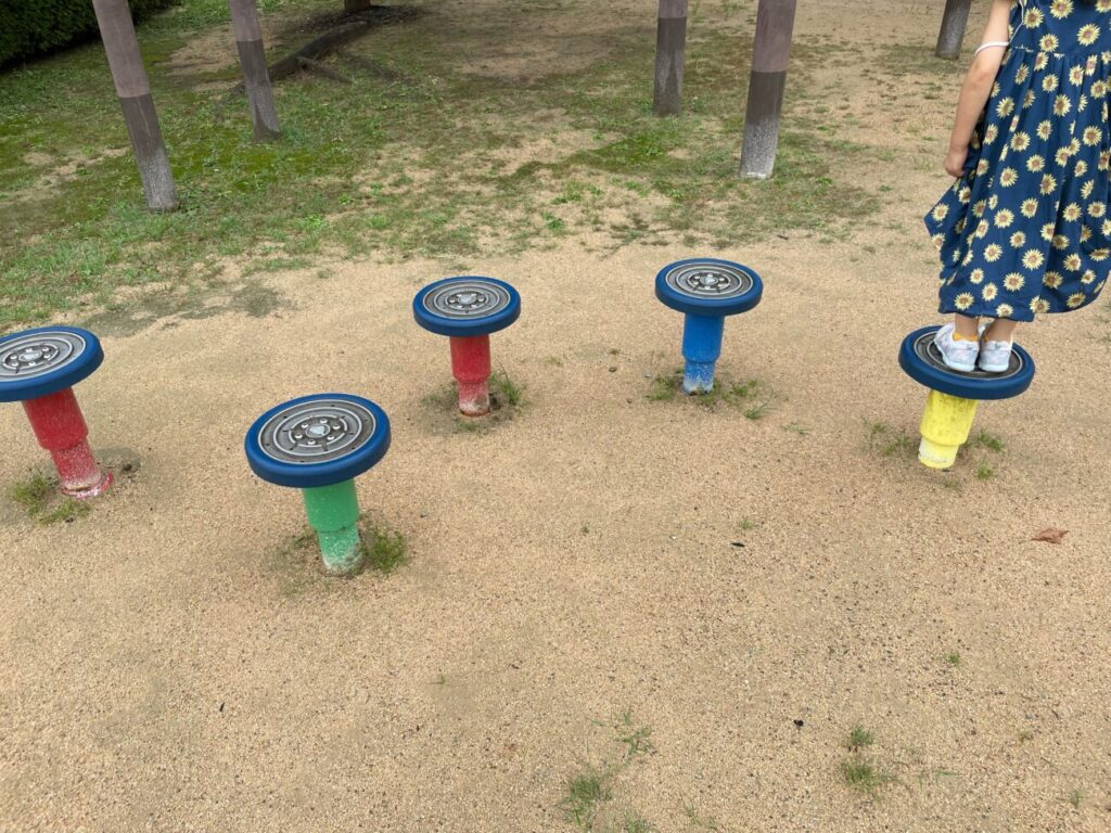 萩市の夏みかんランドのジャンプ台
