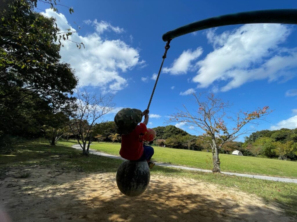 リフレッシュパーク豊浦のボール遊具