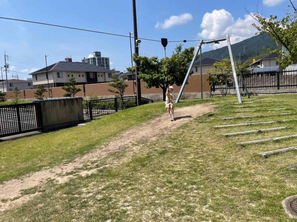 Moovi下関のターザンロープ
