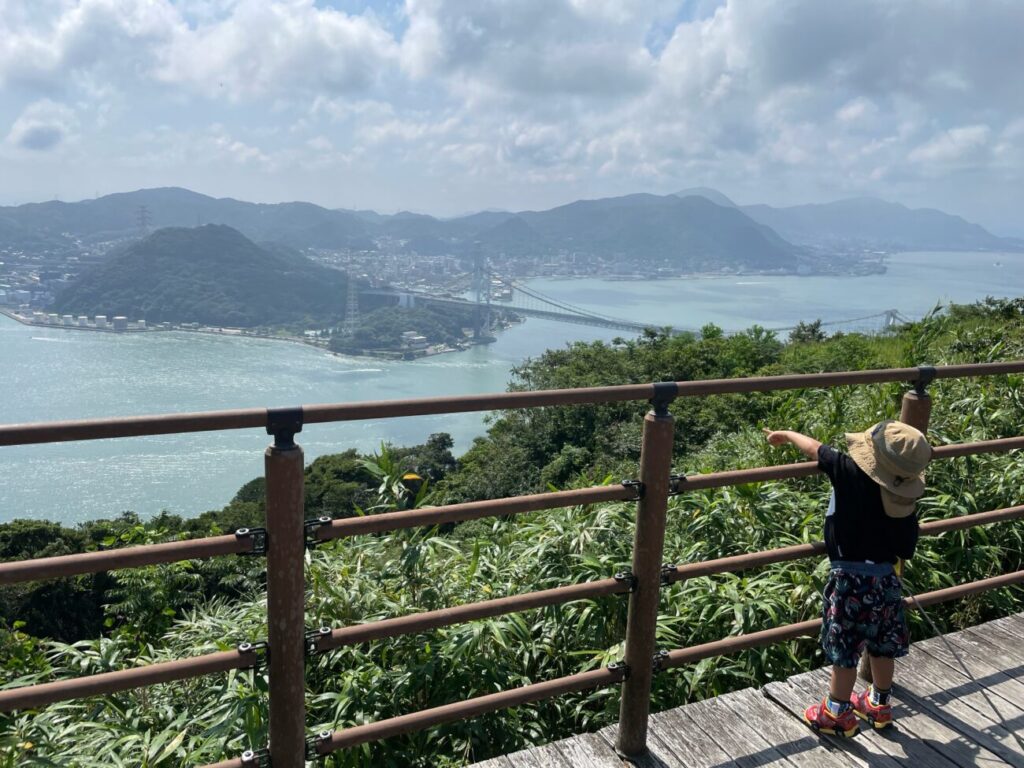 火の山公園の山頂から見る絶景