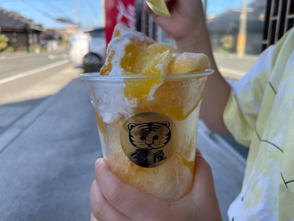 虎屋のマンゴーかき氷