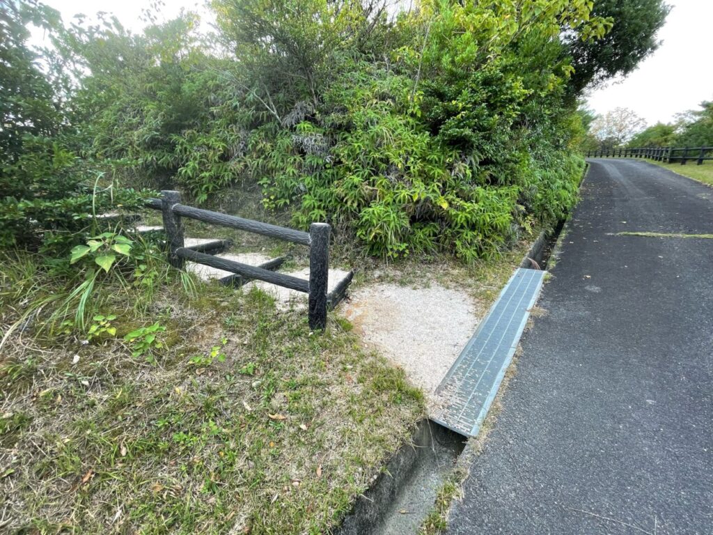 藤尾山公園の展望台へ続く階段