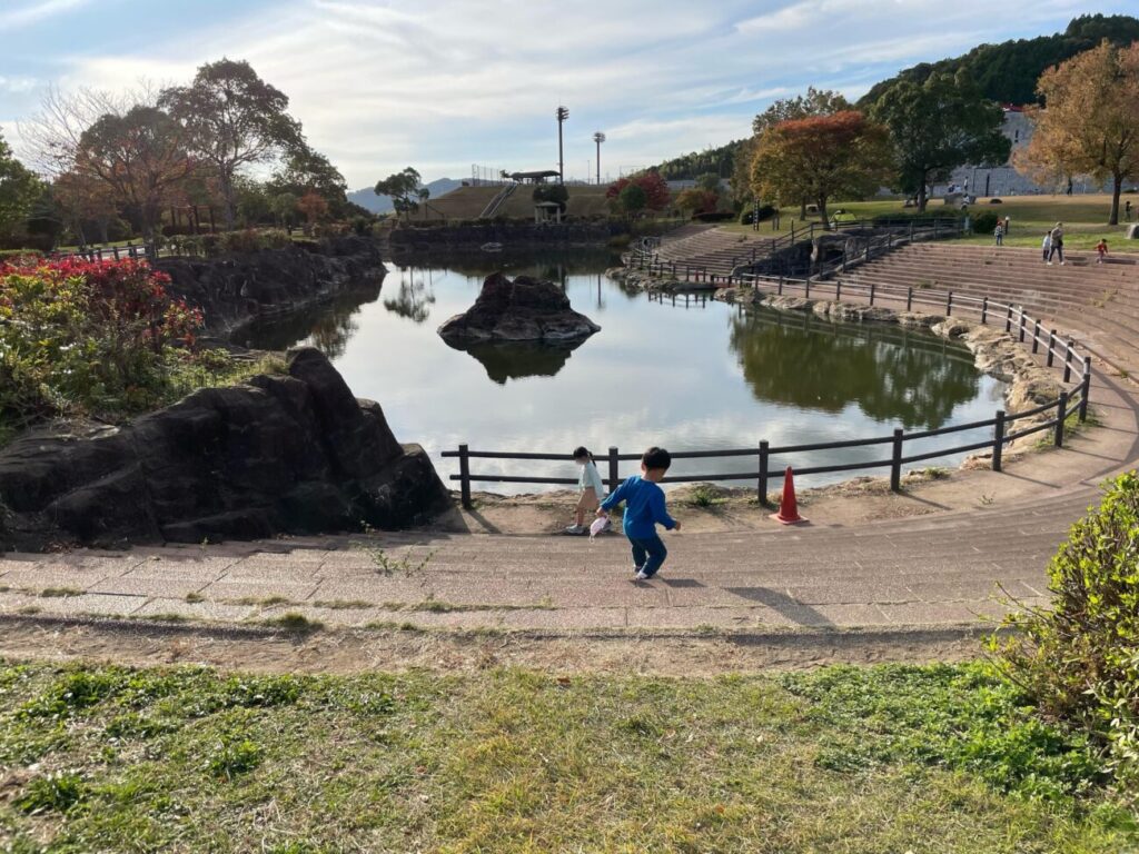 アデリーホシパーク（柳井ウェルネスパーク）の池