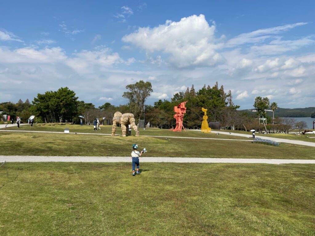 UBEビエンナーレの彫刻