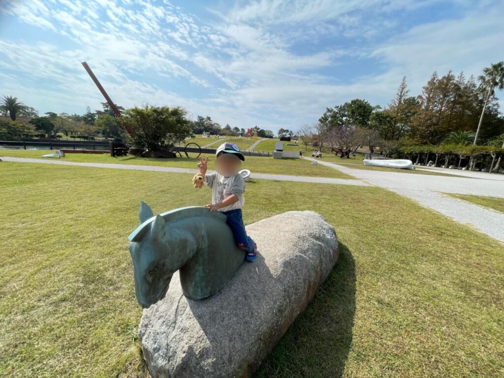 ときわ公園の彫刻