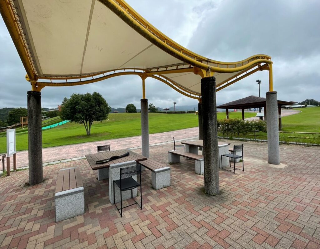 玖珂総合公園の休憩所