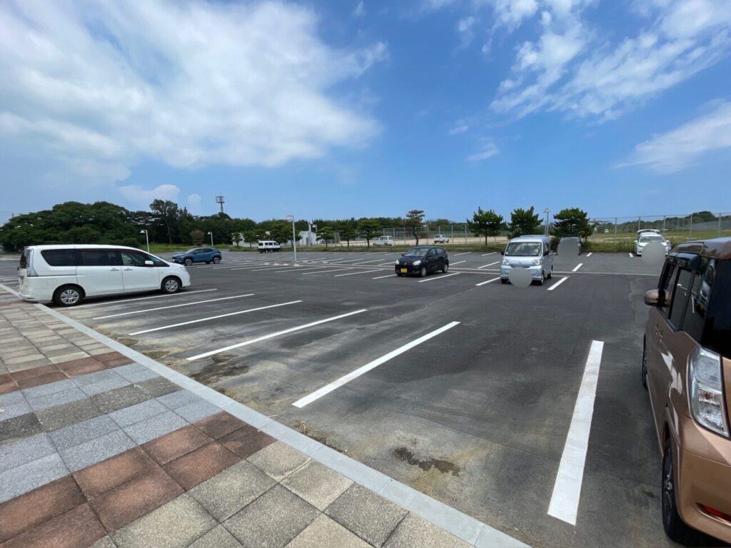 山口宇部ふれあい公園の駐車場