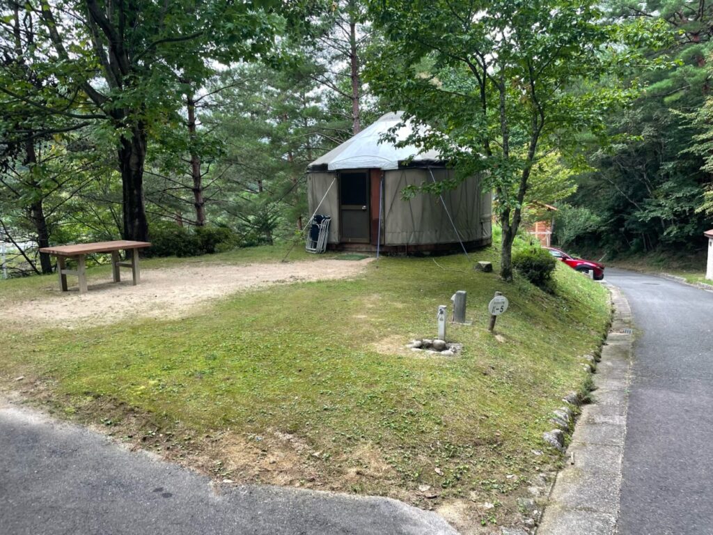 十種ヶ峰ウッドパークオートキャンプ場のパオ